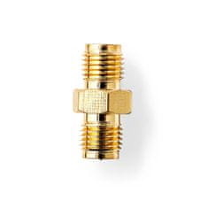 Nedis Adapter SMA | SMA Ženska obratna polarnost | SMA Ženska | Pozlačeno | 50 ohmov | Naravnost | Baker | Zlato | 2 kosa | Škatla