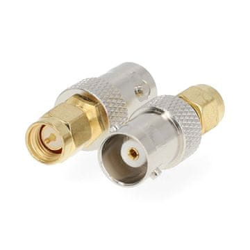 Nedis Adapter SMA | SMA moški | BNC ženski | Pozlačeno | 50 ohmov | Naravnost | Baker | Zlato | 2 kosa | Škatla