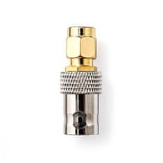 Nedis Adapter SMA | SMA moški | BNC ženski | Pozlačeno | 50 ohmov | Naravnost | Baker | Zlato | 2 kosa | Škatla