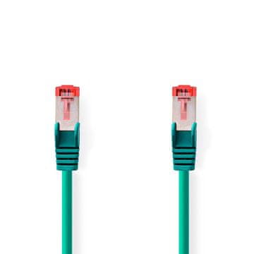 Nedis Omrežni kabel CAT6 | RJ45 moški–RJ45 moški | S/FTP | 0,25 m | Okrogel | LSZH | Zelen