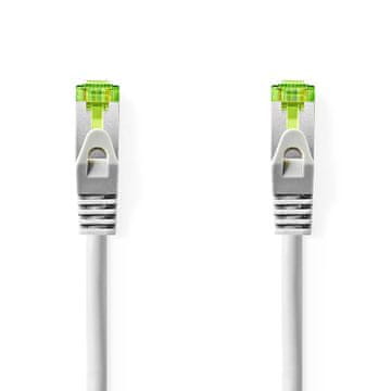 Nedis Omrežni kabel CAT7 | S/FTP | RJ45 Moški | RJ45 Moški | 5,00 m | Brez oprijema | Okrogla | LSZH | Siva | Oznaka