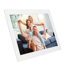 Agfaphoto APF1000WIFIGLWH dig. fotto okvir, 25,65 cm (10,1"), WI-Fi, steklo, bel