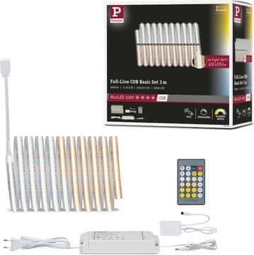Paulmann Paulmann MaxLED 1000 LED trak COB 3m, Tunable White, razširljiv