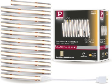 Paulmann Paulmann MaxLED 500 COB LED trak 3m, 2700K toplo bela, 1500lm, zatemljiva