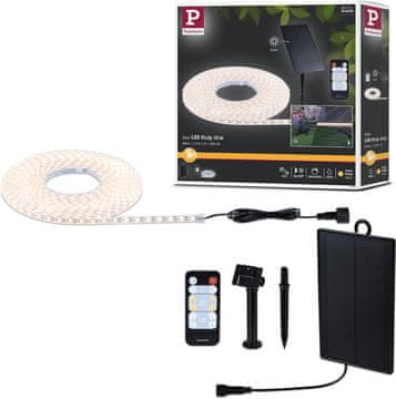 Paulmann Paulmann Solarni LED trak 10m toplo bela z daljinskim upravljalnikom