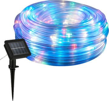 BRILONER BRILONER Solarni RGB LED trak 10m, za zunanjo uporabo