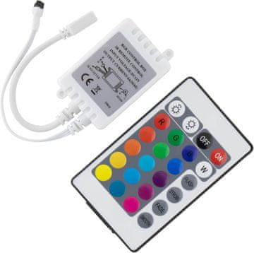 slomart SeKi 24-tipkovni RGB LED kontroler, 12V, 72W