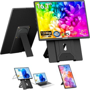 Blackview Blackview 16.1" Ultradünn Prenosni Monitor 1200P 16:10 FHD