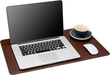 LEA&THER Gallaway Leather DeskPad-BR-MED podloga, srednja, temno rjava, 61 x 35,6 cm