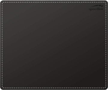Speedlink Speedlink NOTARY Soft Touch podloga za miško, črna, elegantna usnjena optika