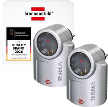 Brennenstuhl Brennenstuhl set 2x Primera-Line adapterja z zaščito pred napetostjo