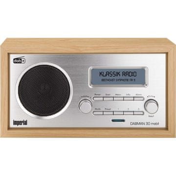 Imperial DABMAN 30 Mobilni DAB+ / FM radio Wood