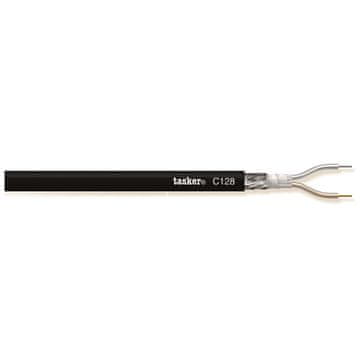 Tasker Mikrofonski kabel na kolutu 2x 0,35 mm² 100 m črn