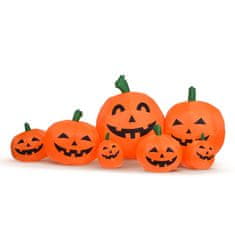 Family Velika zunanja napihljiva Halloween dekoracija set buč 58067B, 230 cm, IP44, 9 LED