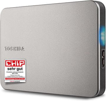 slomart TOSHIBA Canvio Flex 1TB zunanji trdi disk, srebrn
