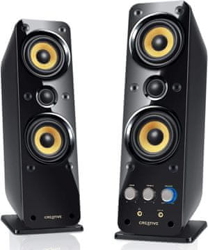 Creative CREATIVE GigaWorks T40 Series II 2.0 zvočniki (16W RMS, Hi-Fi, AUX/Line-IN) črni