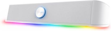 slomart GXTrust Rhox PC Soundbar z RGB osvetlitvijo, 12W (6W RMS), bela