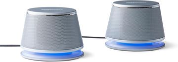 Amazon Amazon Basics Stereo 2.0 PC/laptop zvočniki, USB napajanje, srebrni