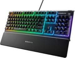 SteelSeries SteelSeries Apex 3 Gaming tipkovnica, RGB, magnetska naslonjala