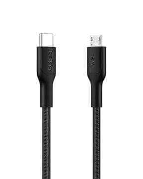 Belkin Belkin Eco USB-C na Micro USB kabel, 1m, pleten