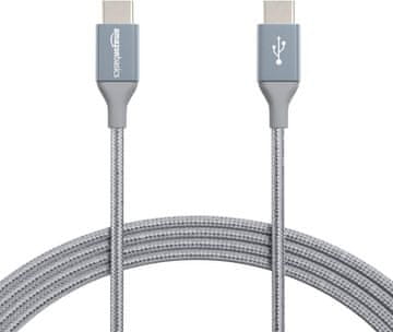 Amazon Amazon Basics USB-C na USB-C kabel, pleten, 480 Mbps, črn