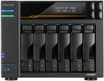 Asustor Asustor Lockerstor 6 Gen3 AS6806T NAS, AMD Ryzen, 16GB RAM