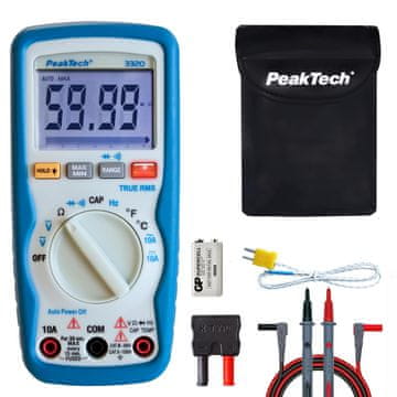 slomart PeakTech 3320 True RMS Digitalni multimeter CAT III 600V