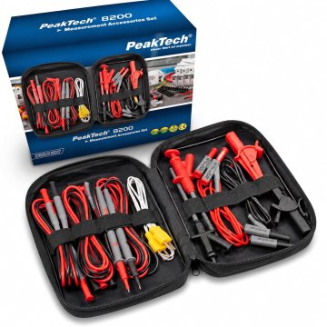 slomart PeakTech 8200 Set pribora za multimetre - merni kabli, sonde in kleme