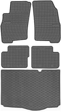 Fiat Grande Punto Hatchback od 10/2005-08/2018 KOMPLET - gumijaste avtotepi + zaščitna preproga za prtljažnik