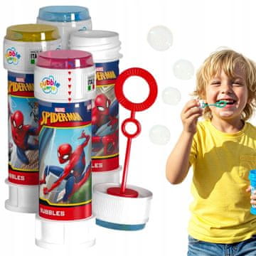 Dulcop Milni mehurčki za otroke Spider-Man za rojstnodnevno zabavo in festivalsko zabavo 60 ml