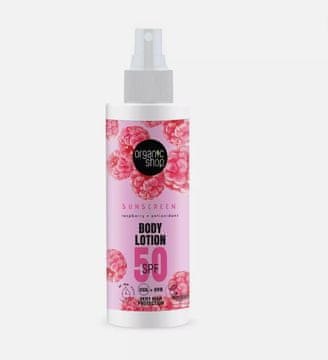shumee ORGANIK SHOP krema za telo z zaščitnim faktorjem 50 SPF 150 ml