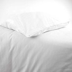 shumee Prevleka za vzglavnik 70x80 bela, poljski bombaž, 4 mm črte, zaznamek za hotel