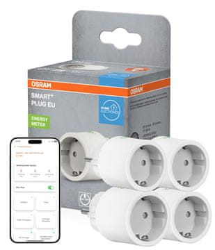 Osram OSRAM SMART+ WiFi Matter vtičnica, EU, 10A, 2300W, IP20