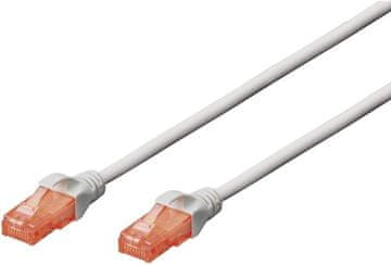 Digitus DIGITUS LAN kabel Cat 6 U/UTP 3m - CCA - siv
