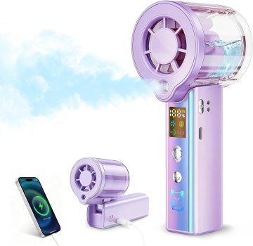slomart Carehabi Handheld ventilator z vodnim hlajenjem, 3000mAh, 1-100 stopenj