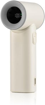 slomart Wonderlamp Chill ručni ventilator, bijeli, 5 brzina, LED zaslon