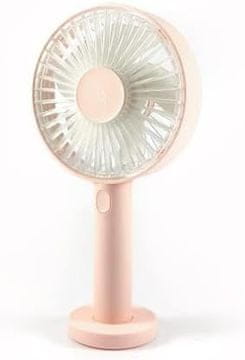 slomart QUSHINI Stolni ventilator z baterijo, tih, 3 hitrosti