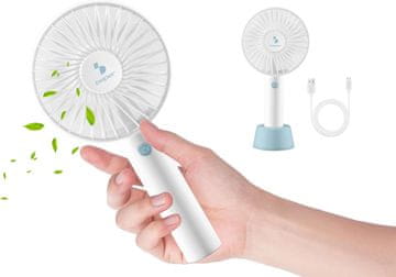 Beper BEPER P206VEN401 Mini prijenosni ventilator, punjiv, 3 brzine