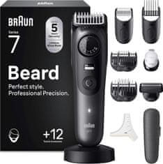 BRAUN Braun Barttrimmer Series 7, akumulatorski, siv BT7545