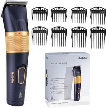 BaByliss BaByliss Lithium Performance strižnik las, 45 nastavitev dolžine (0,6-28 mm)