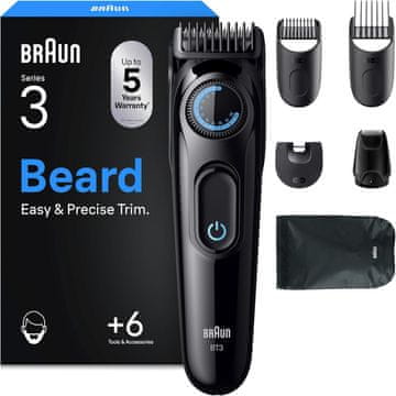 BRAUN Braun Barttrimmer Series 3 BT3565 - Brezžični urejevalnik brade