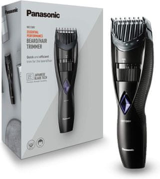 Panasonic Panasonic ER-GB37-K503: Brivnik za brado, lase, telo, vodoodporen, črn