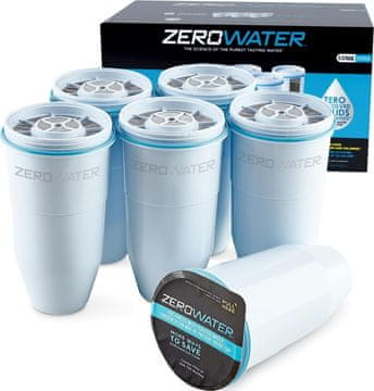 Zero ZeroWater 5-stopenjski filtri za vodo (6 kosov) - brez BPA