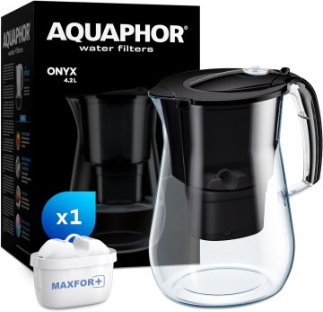 Aquaphor AQUAPHOR Onyx vodni filter 4,2L črn z 1x MAXFOR+ kartušo