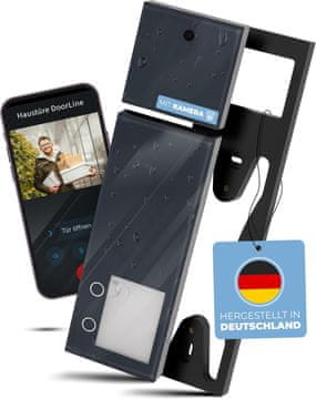slomart DOORLINE Slim DECT + Cam Bundle video domofon - antracit