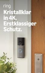 Ring Ring Battery Video Doorbell 4K Pro - pametna videodomofonska zvonca (baterija)
