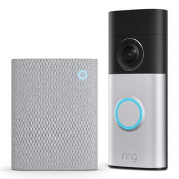 Ring Ring Video Doorbell Plus (kabel) + Chime (3. gen.) - Komplet video domofon