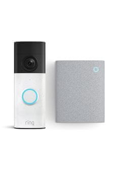 Ring Ring Battery Video Doorbell (najnovejša gen.) + Chime (3. gen.)