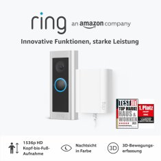 Ring Ring Video Doorbell Pro Kabel (Video Doorbell Pro 2) - Pametna video domofon kamera, 1536p HD