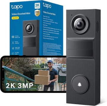 slomart Tapo D205 Akumulatorska Wi-Fi videonadzorna zvonilka, 2K